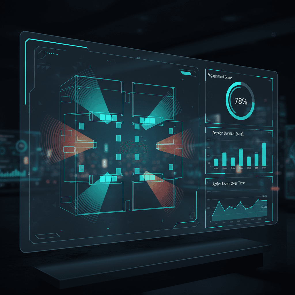 Smart analytics dashboard with heatmaps and metrics